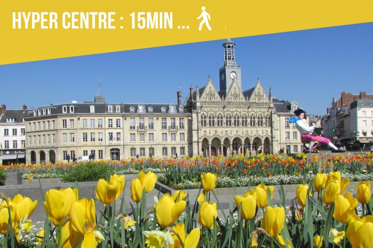 Appartement "Le Terminus " Gare-Cosy-Wifi 6 Personnes Saint-Quentin  Exterior photo